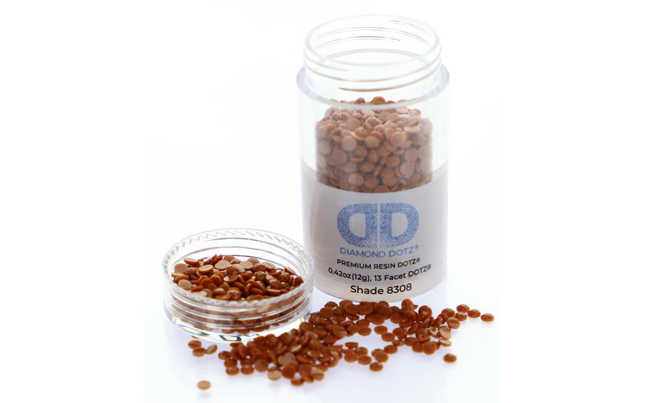 Diamond Dotz Freestyle Gems 2.8mm 12g Russet 8308